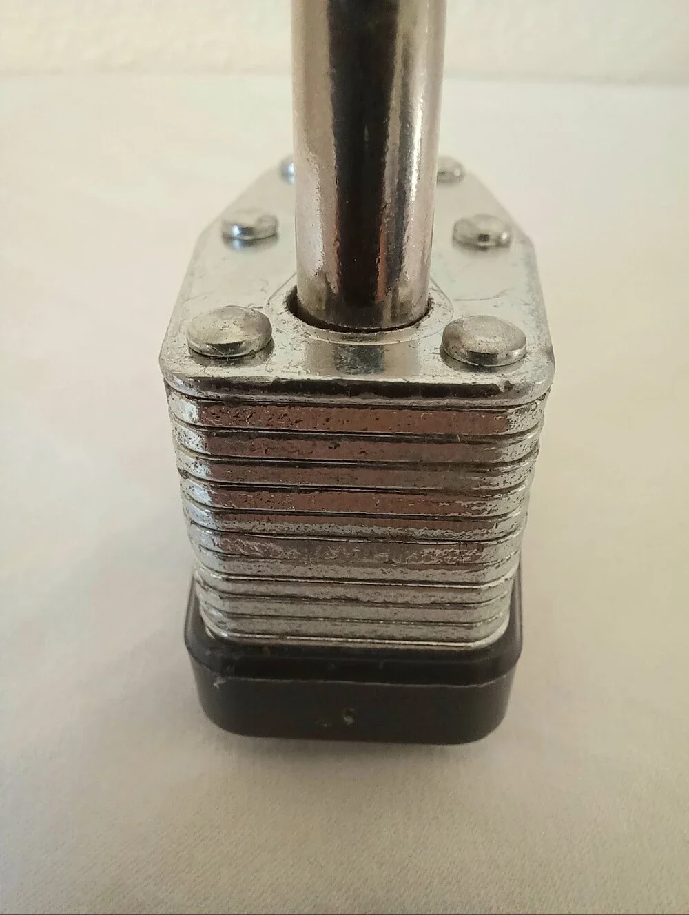 Master Lock Laminated Steel Warded Padlock with Key